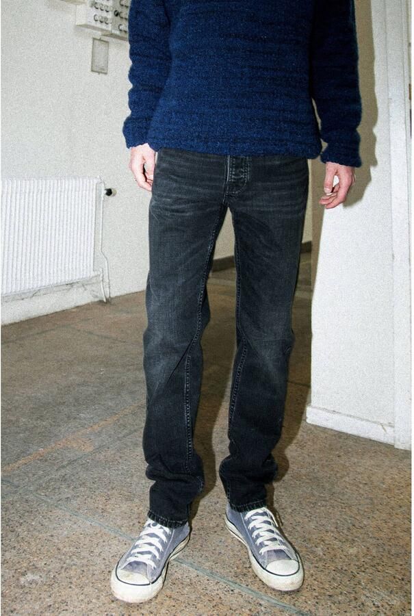 Nudie Jeans Steady Eddie II regular fit jeans zwart