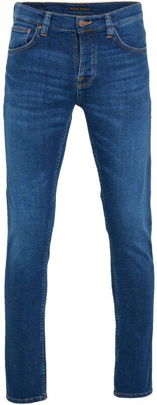 Nudie Jeans slim fit jeans Grim Tim van biologisch katoen indigo myth - Foto 3