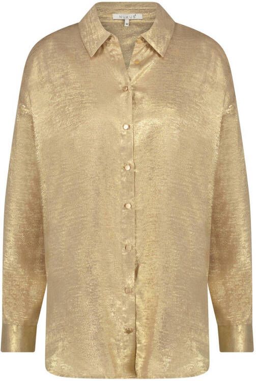 NUKUS blouse Melania goud