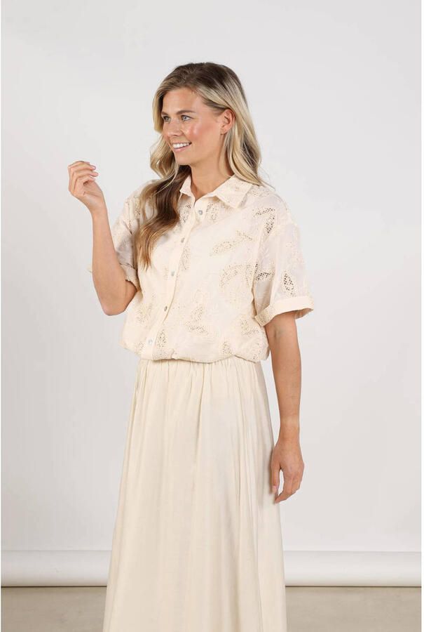 NUKUS Dames Blouses Leonora Blouse Ecru - Foto 6