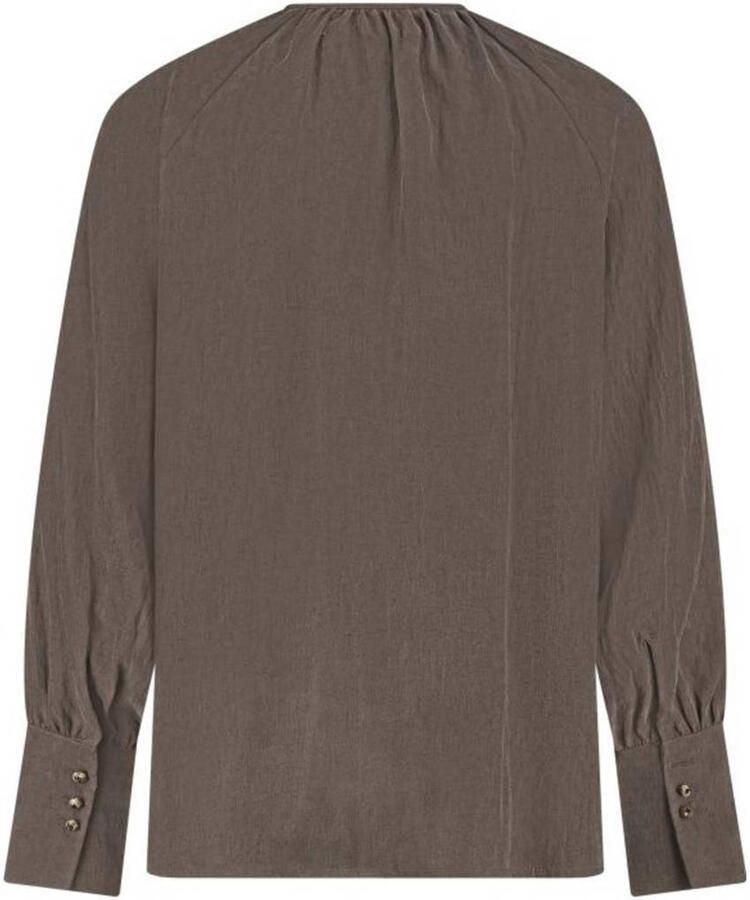 NUKUS Dames Blouses Sterre Blouse Bruin - Foto 5