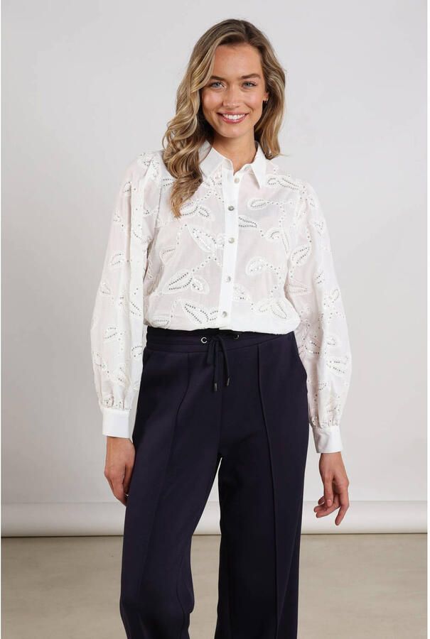 NUKUS Dames Blouses Milanova Blouse Wit - Foto 8