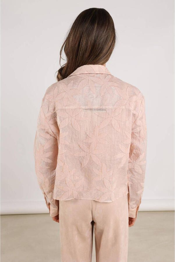 NUKUS Dames Blouses Sorrento Blouse Flower Roze - Foto 6