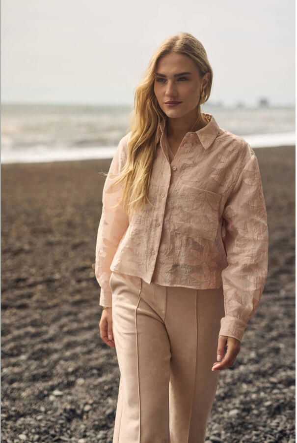 NUKUS Dames Blouses Sorrento Blouse Flower Roze - Foto 5