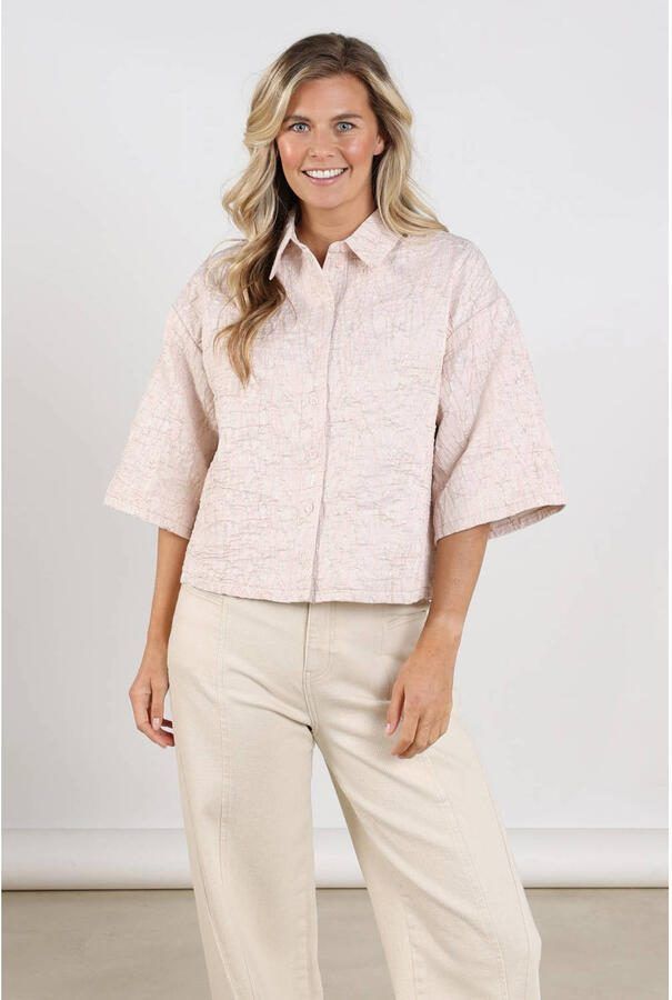 NUKUS Dames Blouses Leena Blouse Lichtroze - Foto 5