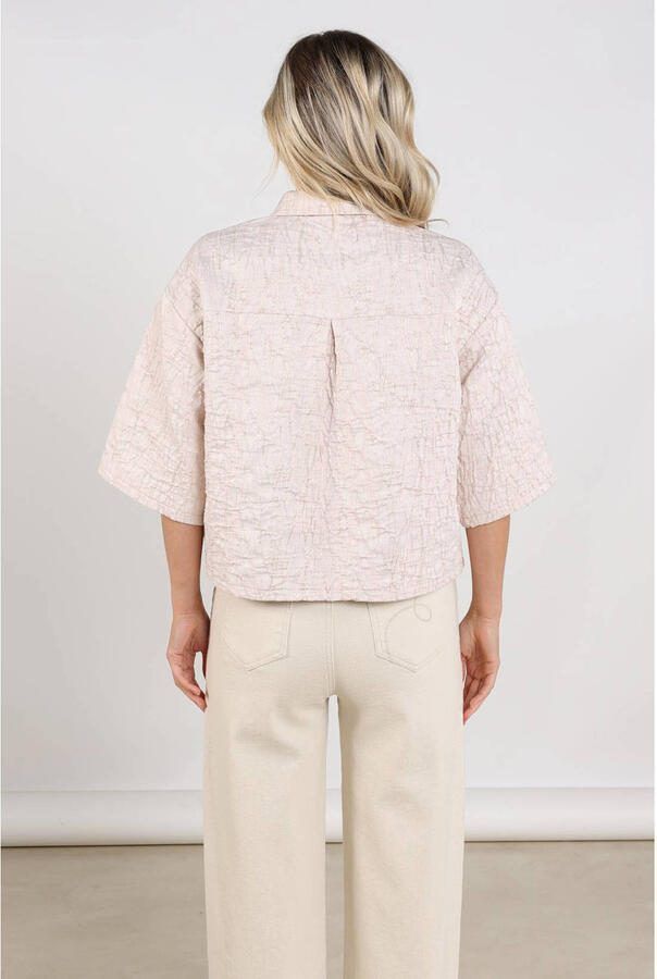 NUKUS Dames Blouses Leena Blouse Lichtroze - Foto 6