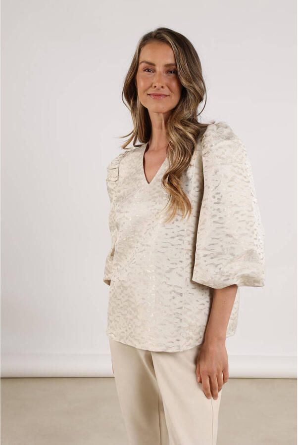 NUKUS Dames Tops & T-shirts Mirthe Top Ecru - Foto 6