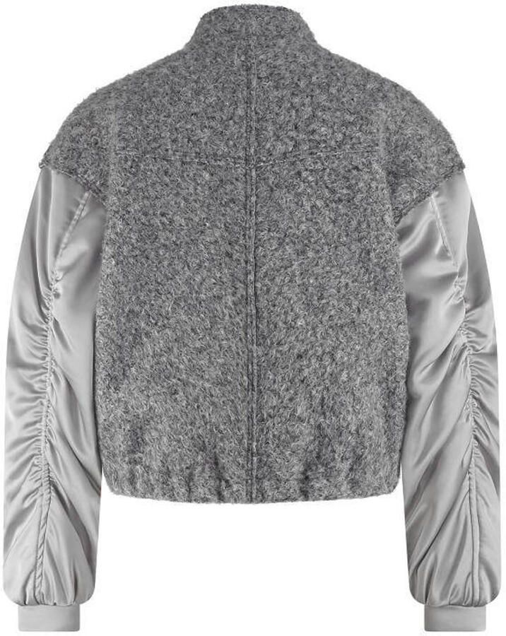 NUKUS Dames Jassen Baltimore Jacket Satin Grijs - Foto 5