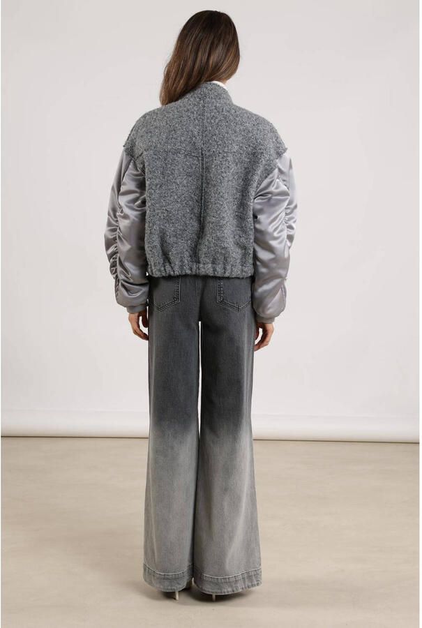 NUKUS Dames Jassen Baltimore Jacket Satin Grijs - Foto 6