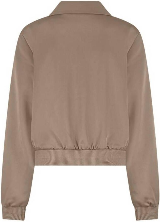 NUKUS Dames Jassen Luna Bomber Taupe - Foto 5