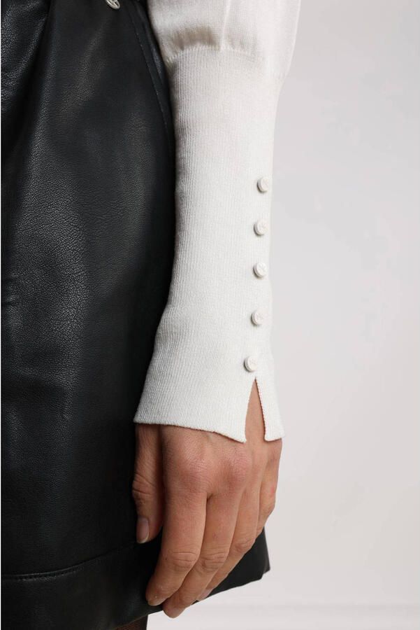 NUKUS Dames Truien & Vesten Silvi Pullover Gebroken Wit - Foto 6