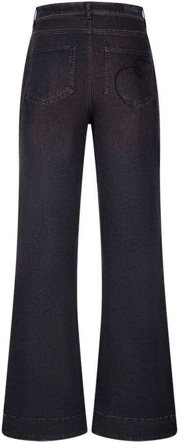 NUKUS denim wide leg broek grijs - Foto 3