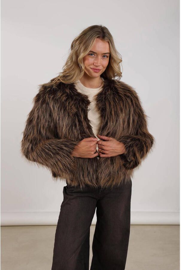 NUKUS Dames Jassen Lori Jacket Bruin - Foto 7