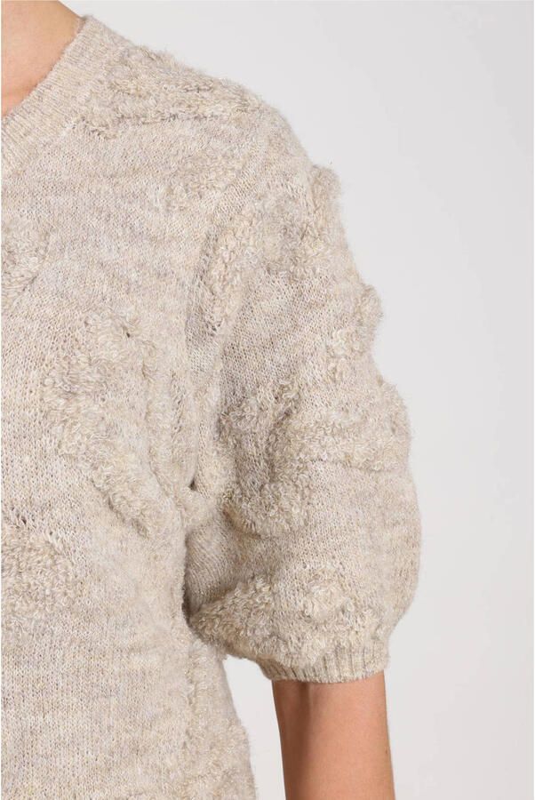 NUKUS Dames Truien & Vesten Maggy Cardigan Ss Beige - Foto 7