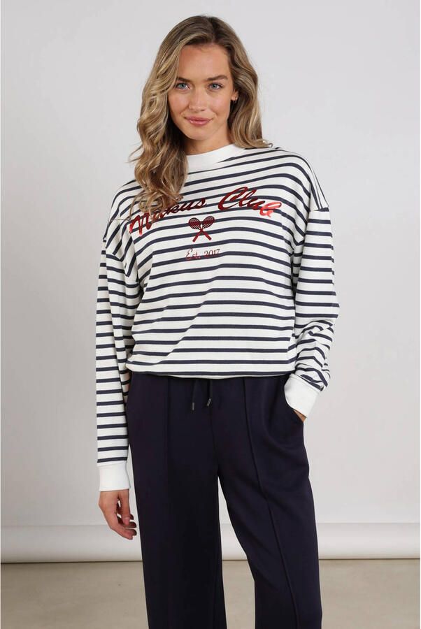 NUKUS Dames Truien & Vesten Paige Sweater Stripe Multi - Foto 5