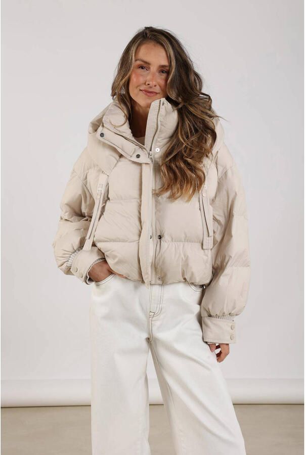 NUKUS Dames Jassen Emilia Jacket Zand - Foto 7