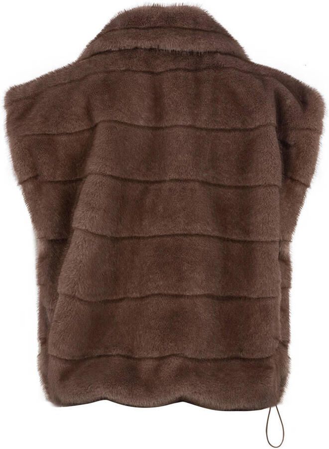 NUKUS Dames Blazers Hani Gilet Bruin - Foto 2