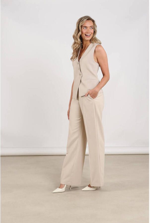 NUKUS Dames Blazers Julia Gilet Beige - Foto 5