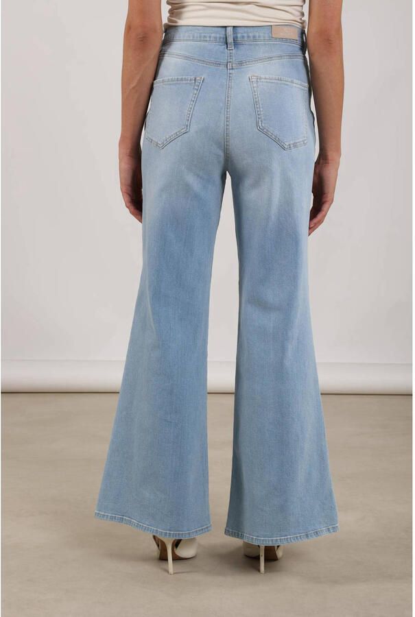 NUKUS high waist flared jeans light blue denim - Foto 2