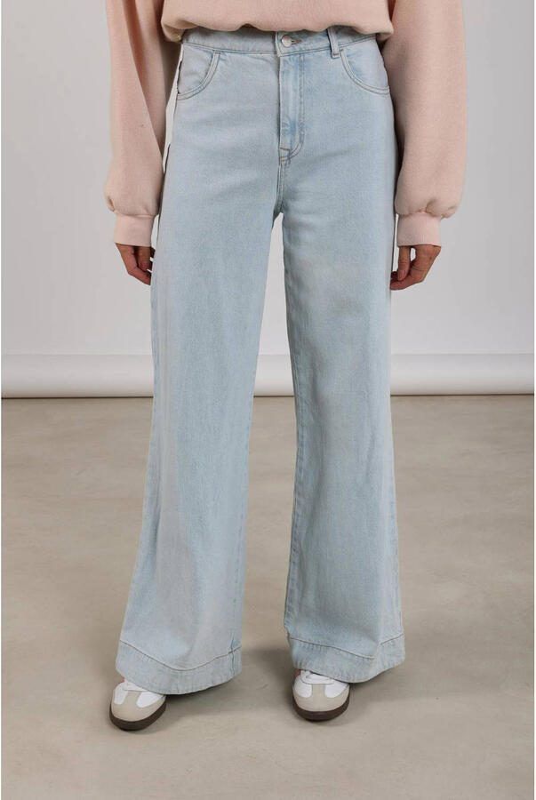 NUKUS Dames Jeans Abby Pants Denim Strass Lichtblauw - Foto 7