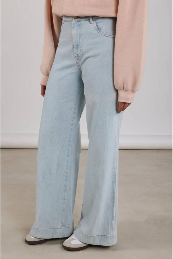 NUKUS Dames Jeans Abby Pants Denim Strass Lichtblauw - Foto 8