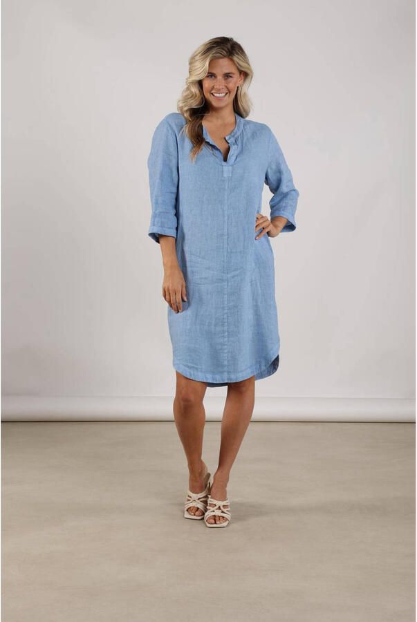 NUKUS Dames Jurken Kate Dress Mix Lichtblauw - Foto 7