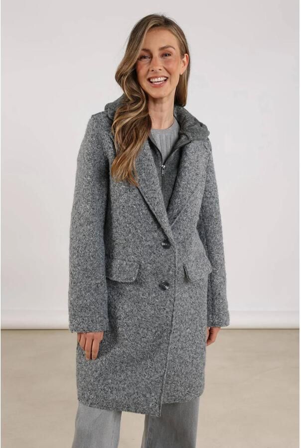 NUKUS Dames Jassen Inna Jacket Boucle Grijs - Foto 7