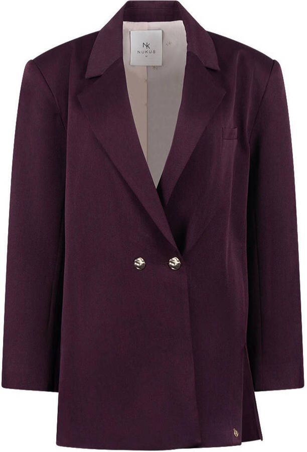 NUKUS oversized blazer aubergine - Foto 2