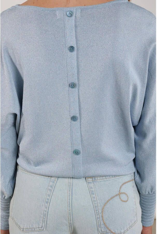 NUKUS Dames Truien & Vesten Jorien Pullover Lurex Lichtblauw - Foto 6