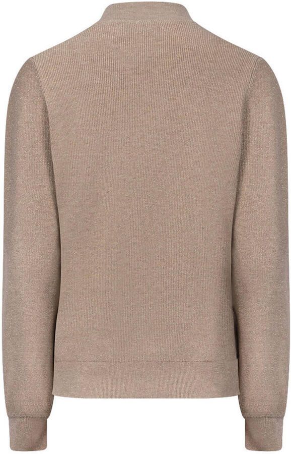 NUKUS pullover zand met lurex - Foto 3