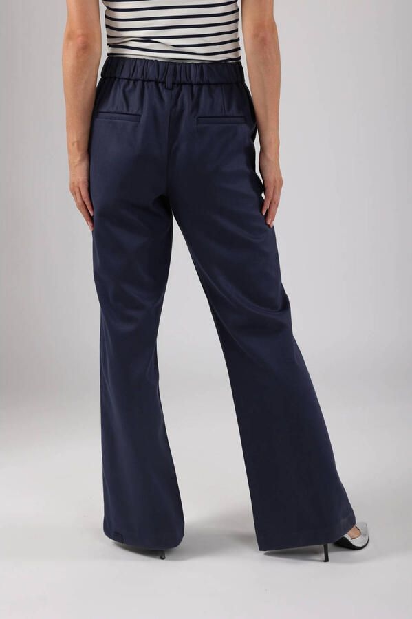 NUKUS Dames Broeken Jill Pants Suedine Donkerblauw - Foto 7
