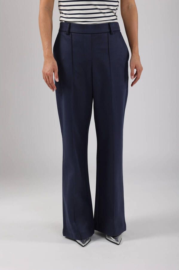 NUKUS Dames Broeken Jill Pants Suedine Donkerblauw - Foto 6