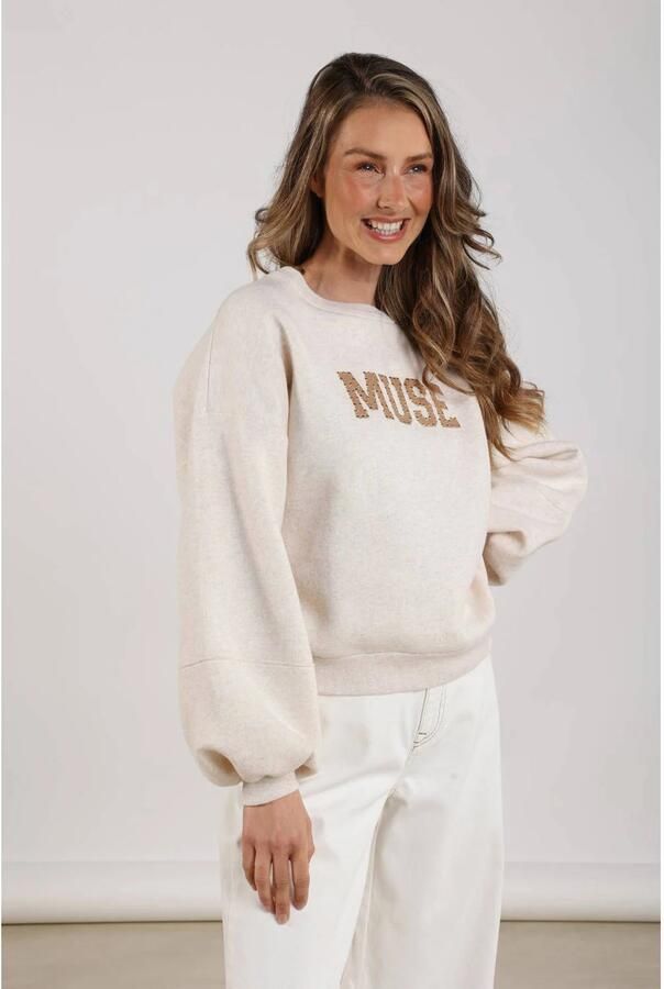 NUKUS Dames Truien & Vesten Muse Pullover Beige - Foto 6
