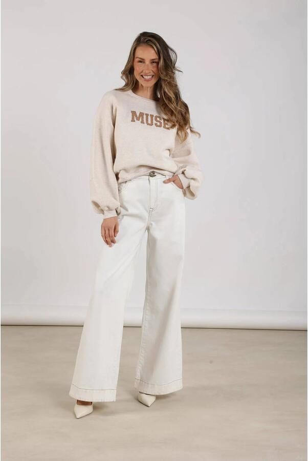 NUKUS Dames Truien & Vesten Muse Pullover Beige - Foto 5