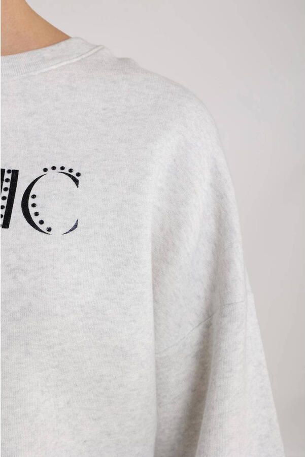NUKUS sweater grijs melange - Foto 3