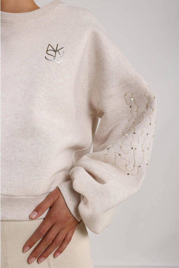 NUKUS Dames Truien & Vesten Rami Pullover Creme - Foto 5
