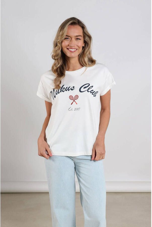 NUKUS Dames Tops & T-shirts Pippa Shirt Wit - Foto 5