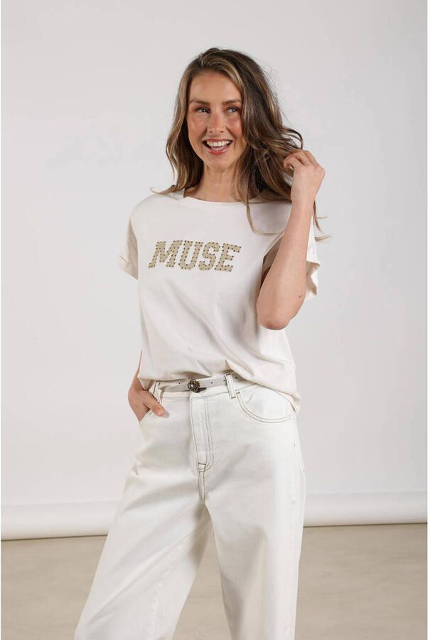 NUKUS Dames Tops & T-shirts Lou Shirt Wit - Foto 7