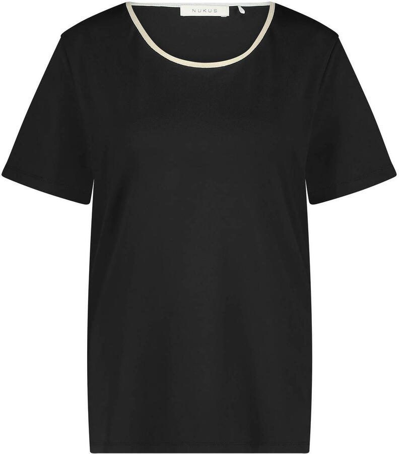 NUKUS Dames Tops & T-shirts Tirza Top Uni Zwart - Foto 2