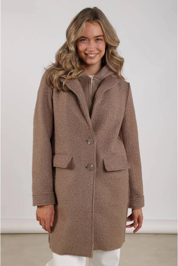 NUKUS Dames Jassen Inna Jacket Boucle Camel - Foto 7