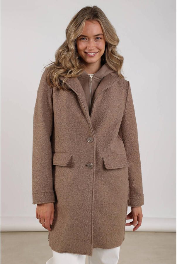 NUKUS Dames Jassen Inna Jacket Boucle Camel - Foto 7