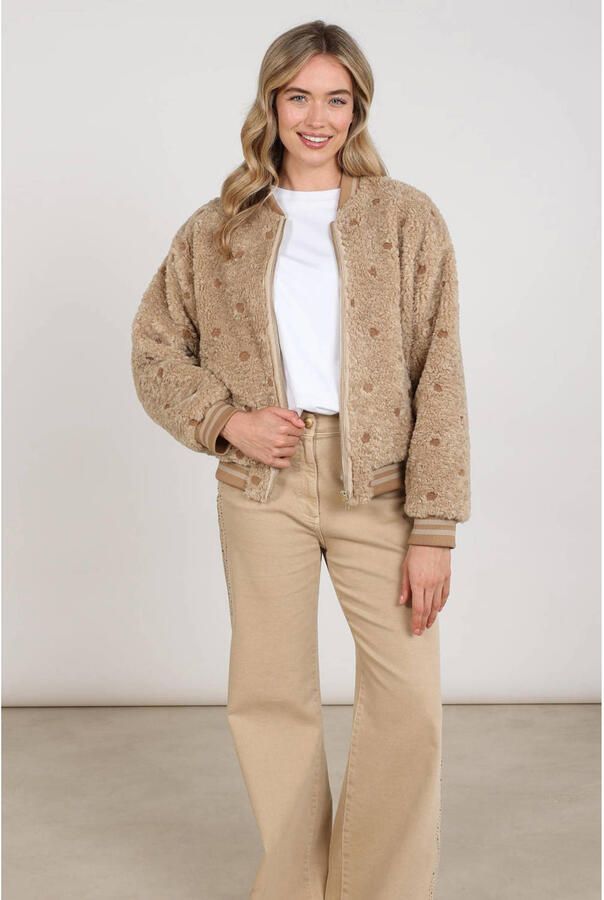 NUKUS Dames Jassen Henny Jacket Dots Beige - Foto 5