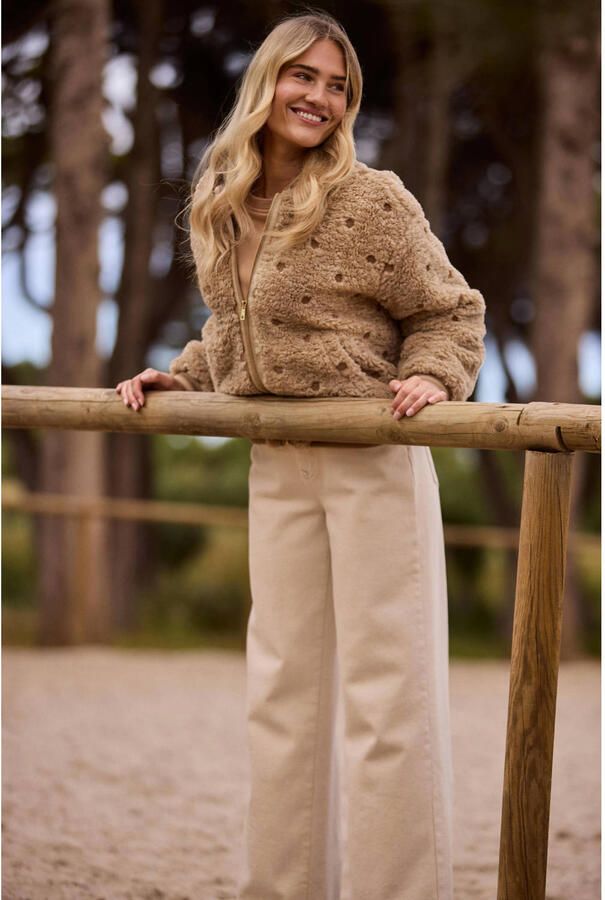 NUKUS Dames Jassen Henny Jacket Dots Beige - Foto 6
