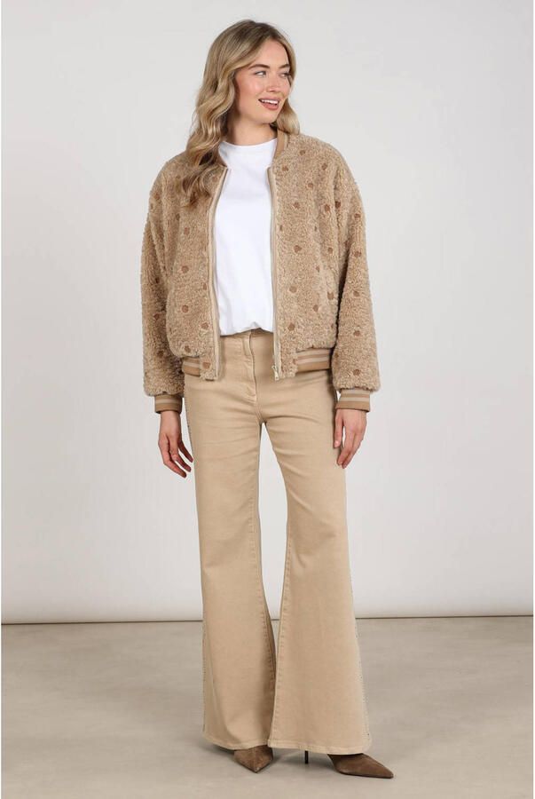 NUKUS Dames Jassen Henny Jacket Dots Beige - Foto 7
