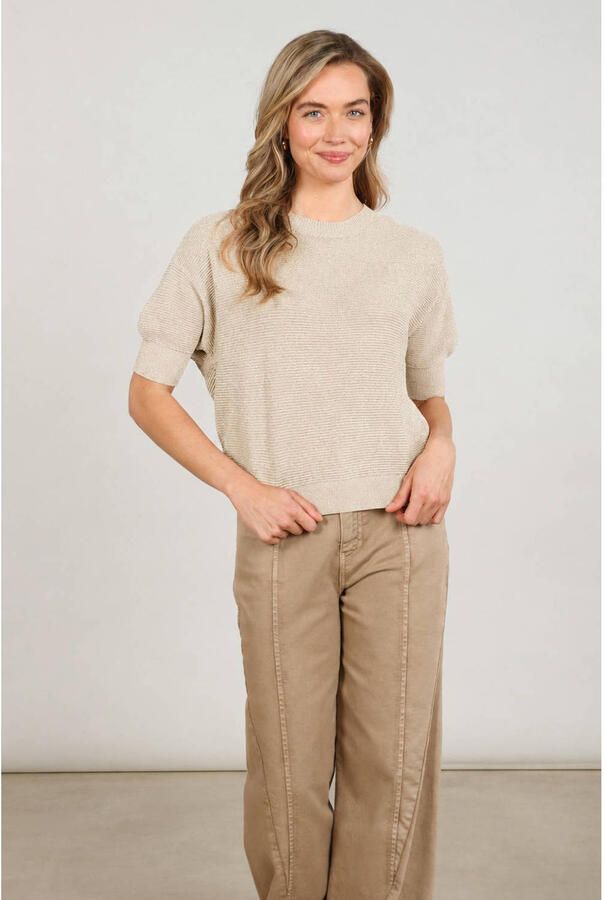 NUKUS Dames Tops & T-shirts Kinty Top Lurex Beige - Foto 4