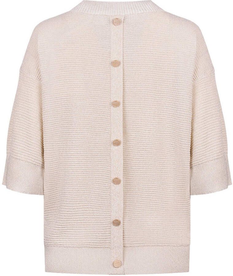NUKUS Dames Tops & T-shirts Kinty Top Lurex Beige - Foto 5