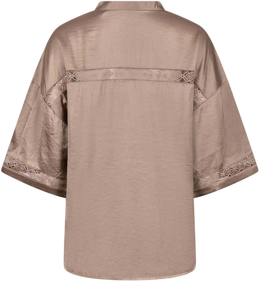 NUKUS top broderie bruin