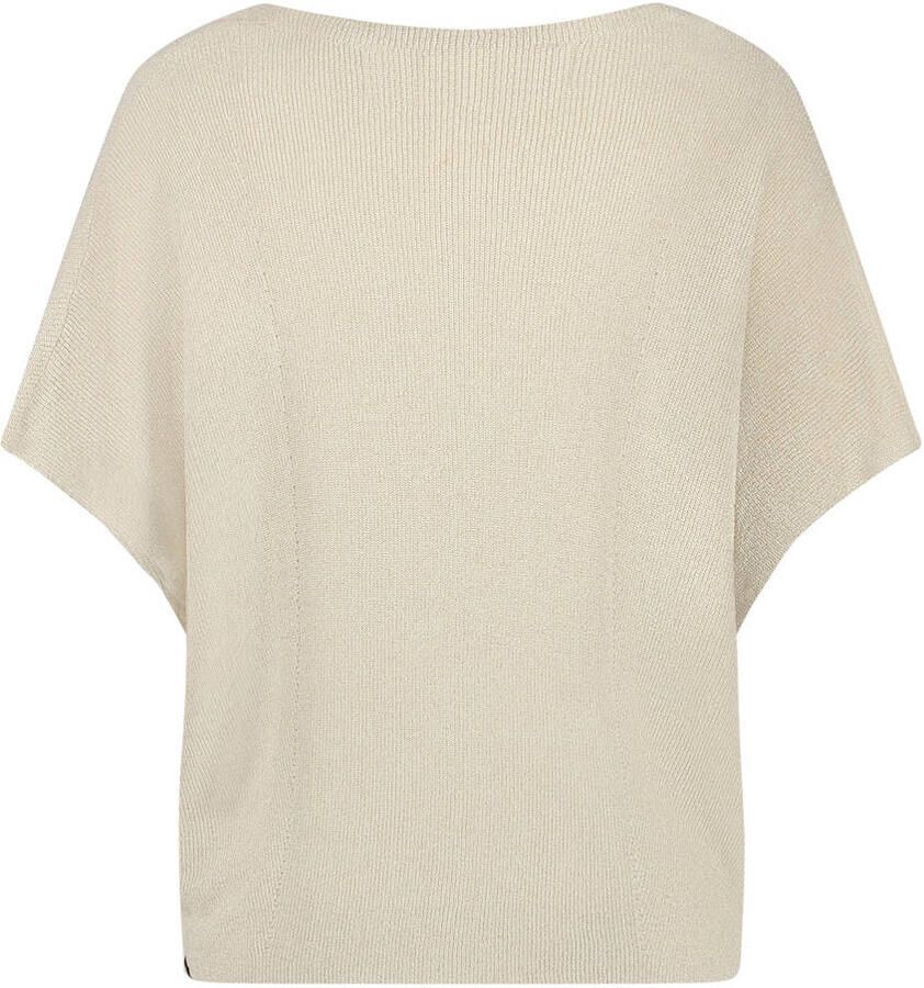 NUKUS Dames Tops & T-shirts Dina Top Lurex Gebroken Wit - Foto 6