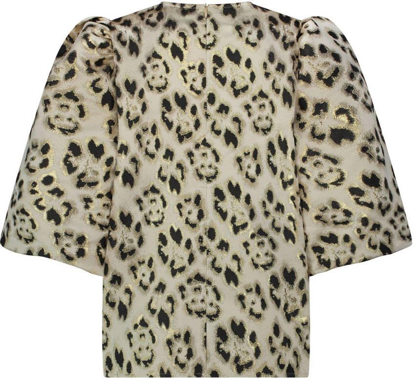 Nukus Korte mouw Delilah Blouse Panther Multicolor Dames