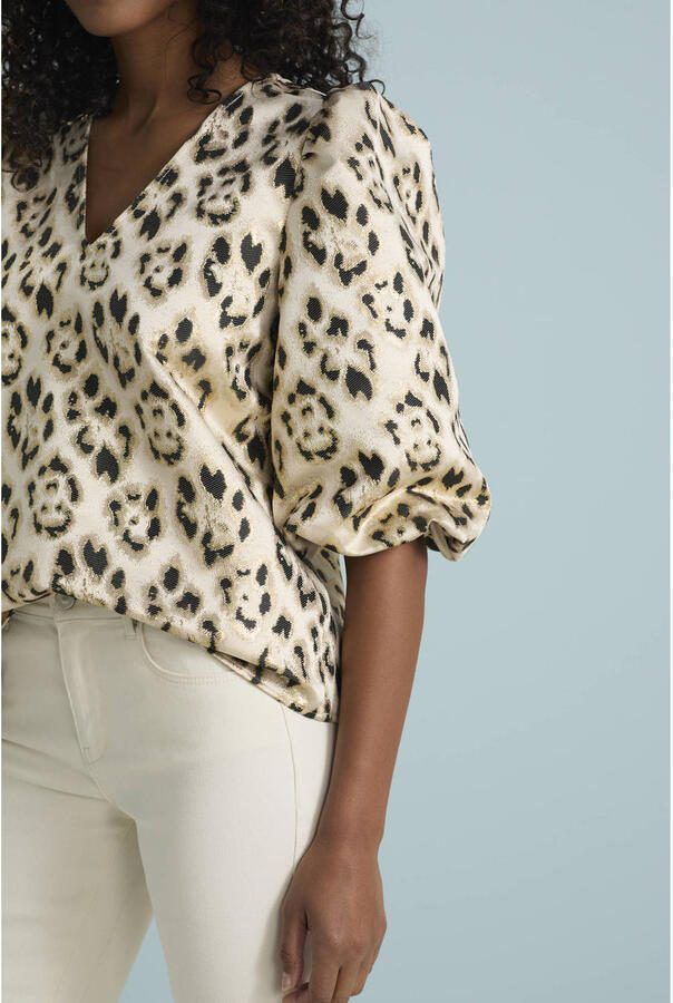 Nukus Korte mouw Delilah Blouse Panther Multicolor Dames - Foto 2